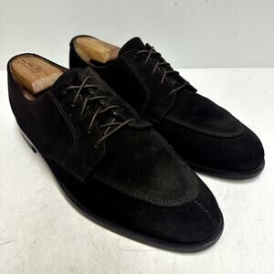 NEW HEELS Rancourt & Co. x Cole Haan Brown Suede Split Toe Derby Maine USA 9.5 D